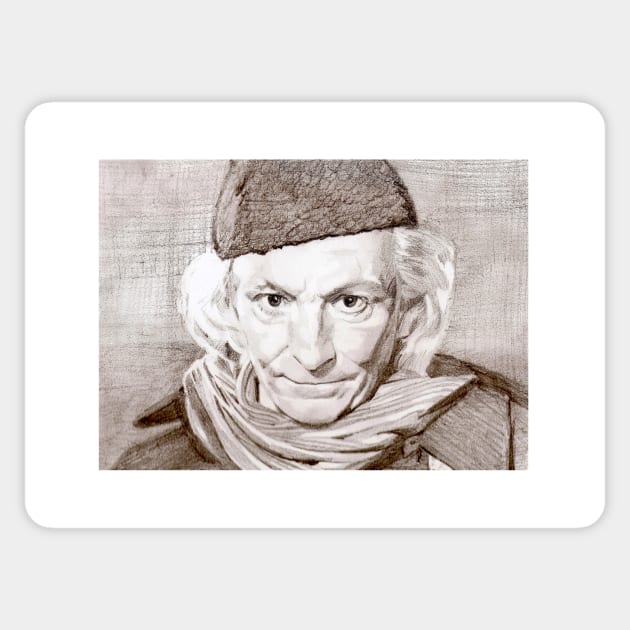 William Hartnell Sticker by Grant Hudson